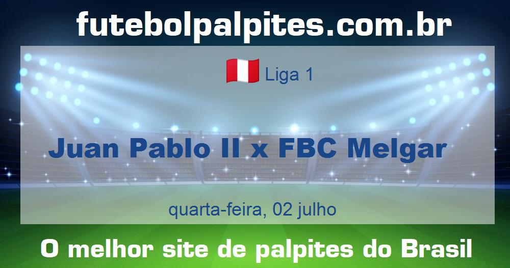 Juan Pablo II x FBC Melgar Juan Pablo II x FBC Melgar