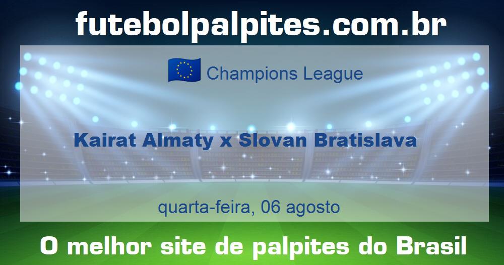 Kairat Almaty x Slovan Bratislava Kairat Almaty x Slovan Bratislava