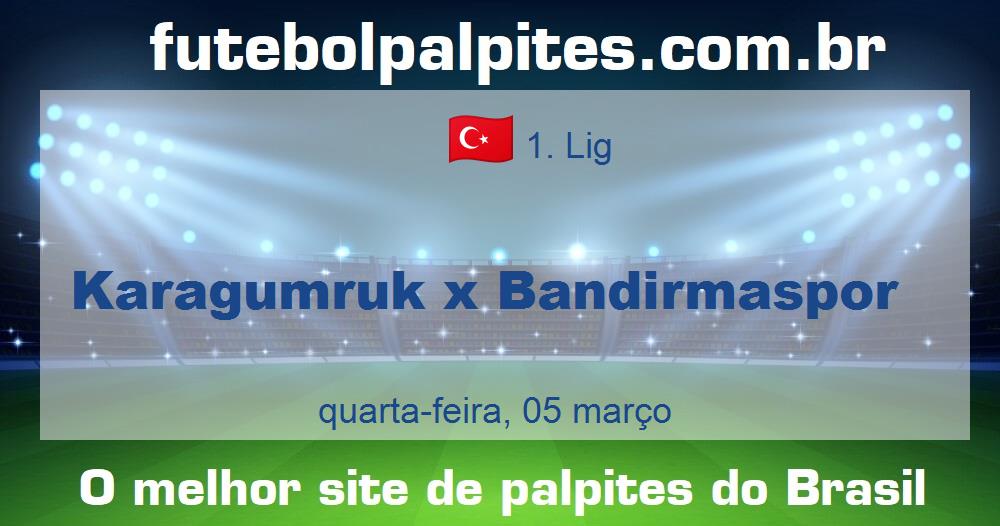 Karagumruk x Bandirmaspor