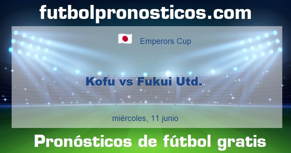 Kofu vs Fukui Utd. Kofu vs Fukui Utd.