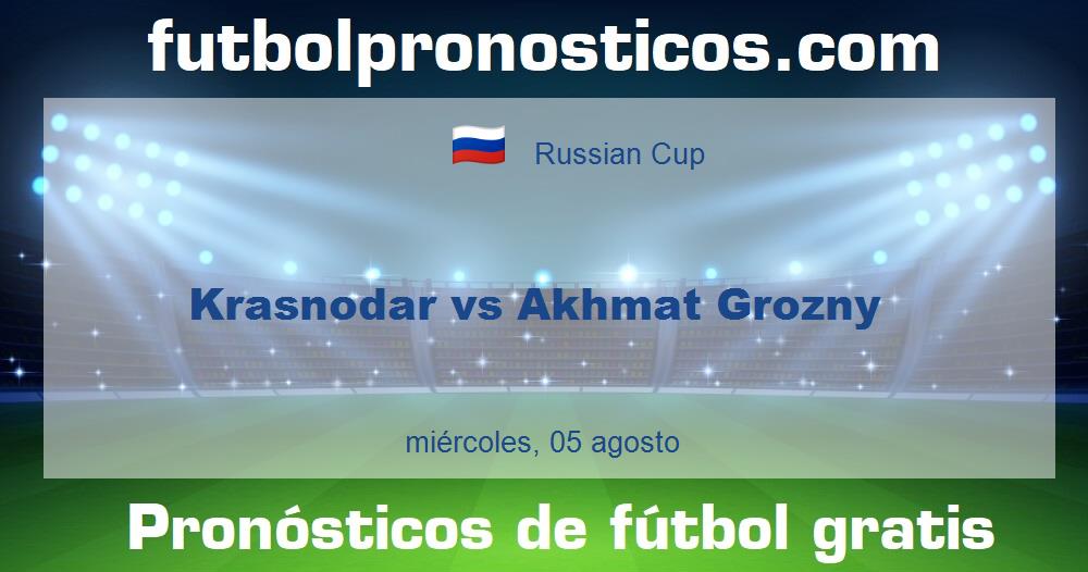 Krasnodar vs Akhmat Grozny Krasnodar vs Akhmat Grozny