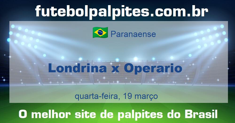 Londrina x Operario