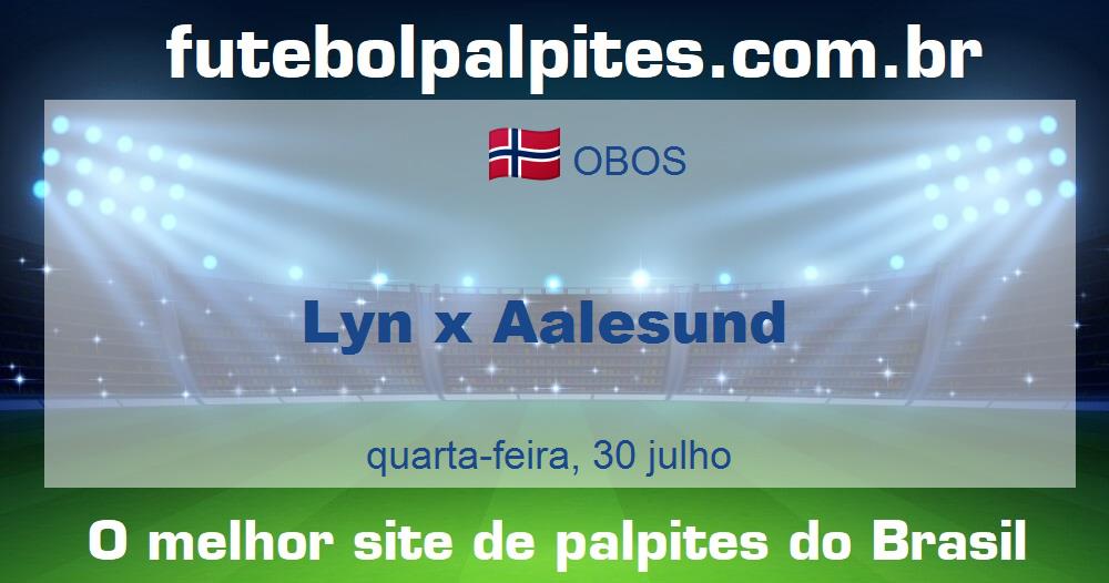 Lyn x Aalesund Lyn x Aalesund