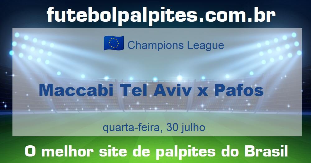 Maccabi Tel Aviv x Pafos Maccabi Tel Aviv x Pafos