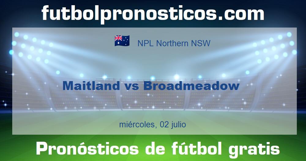Maitland vs Broadmeadow Maitland vs Broadmeadow