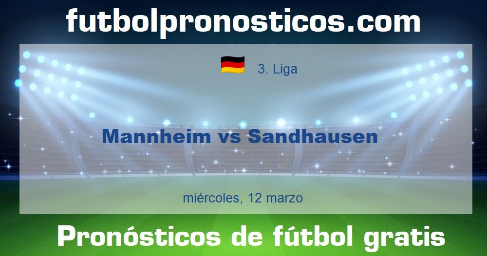 Mannheim vs Sandhausen