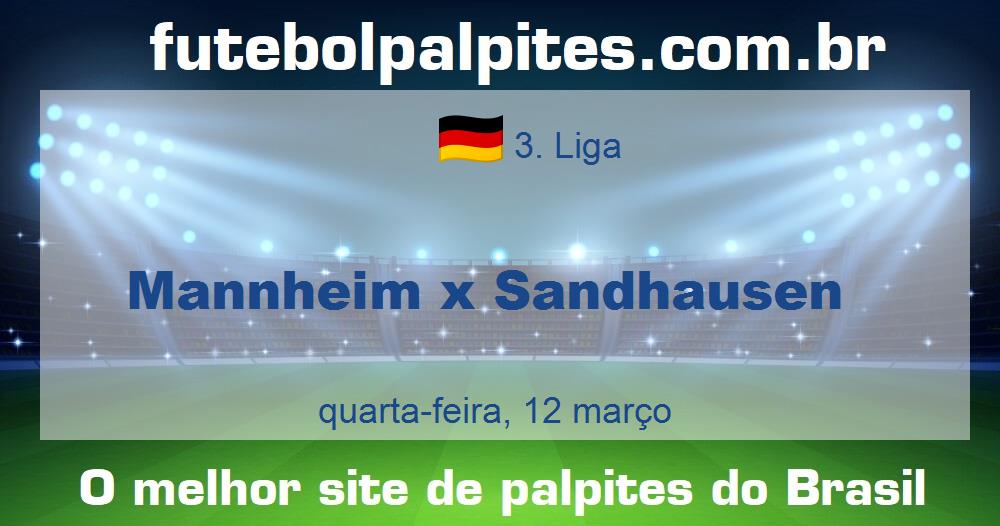 Mannheim x Sandhausen