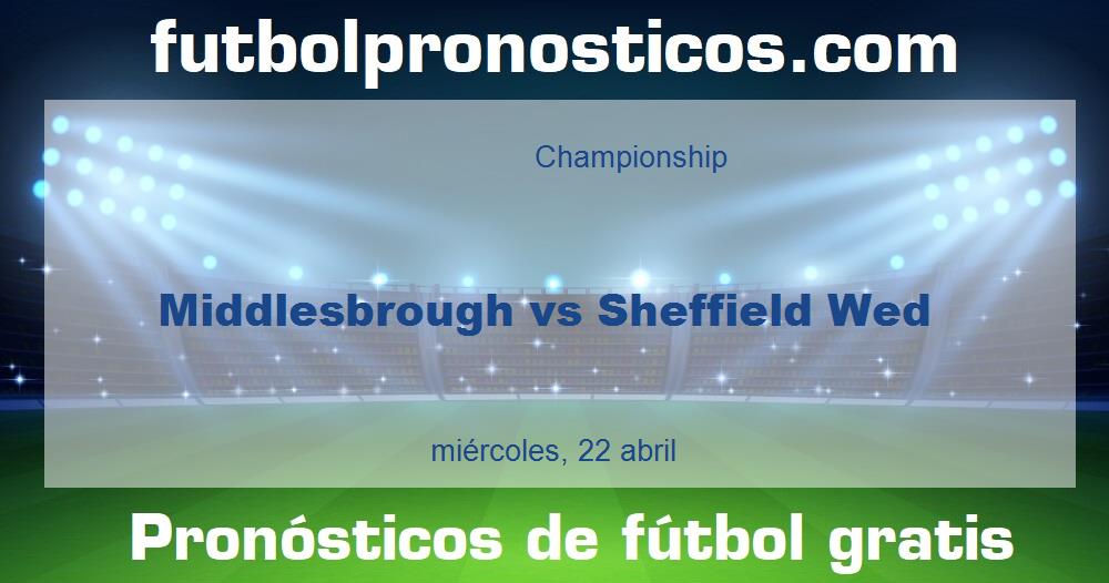 Middlesbrough vs Sheffield Wed
