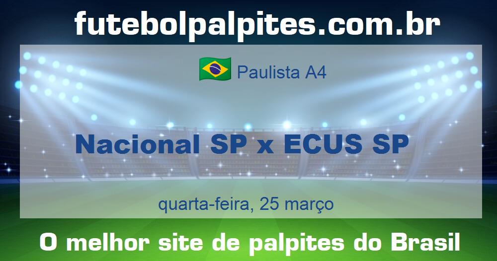 Nacional SP x ECUS SP