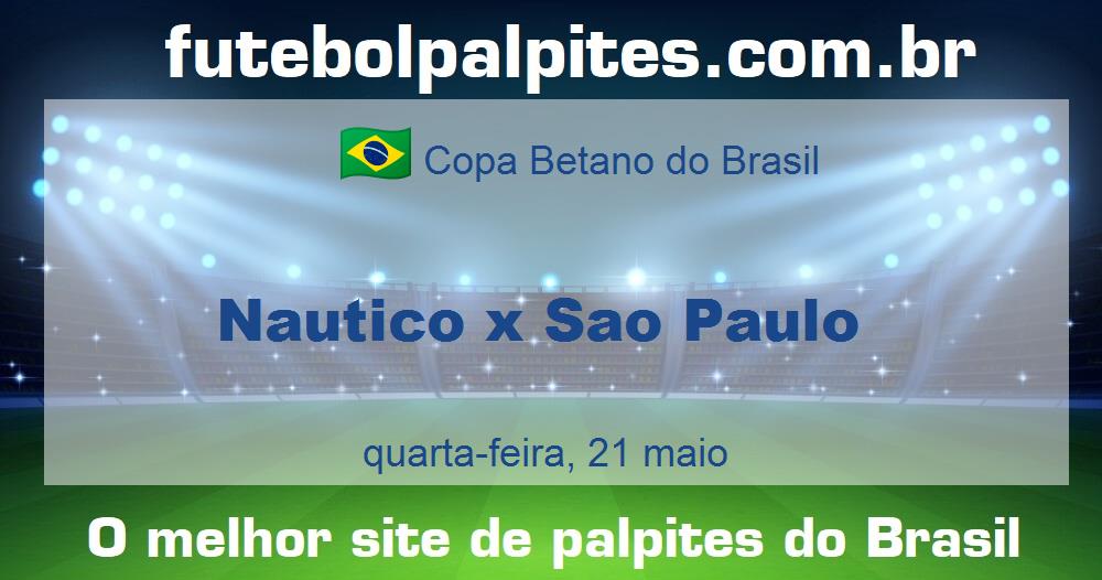 Nautico x Sao Paulo Nautico x Sao Paulo