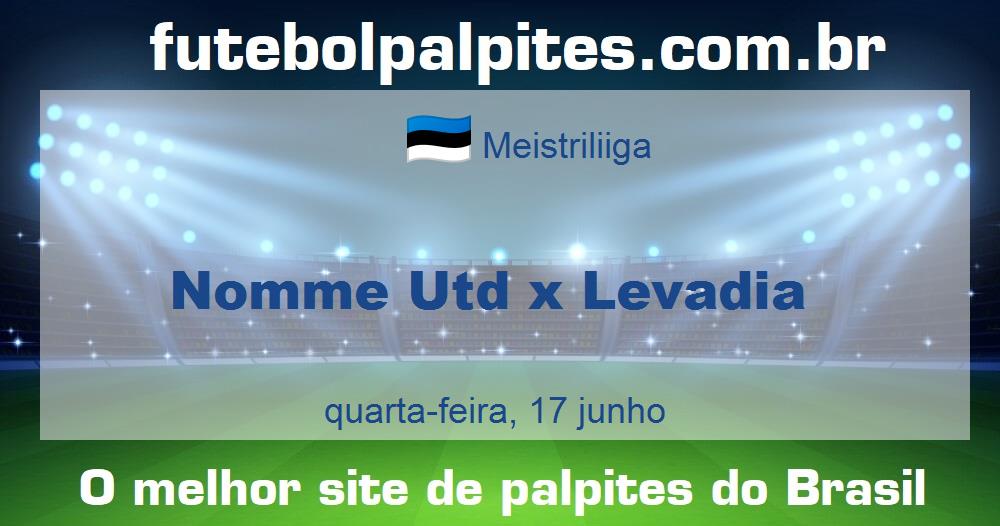 Nomme Utd x Levadia Nomme Utd x Levadia