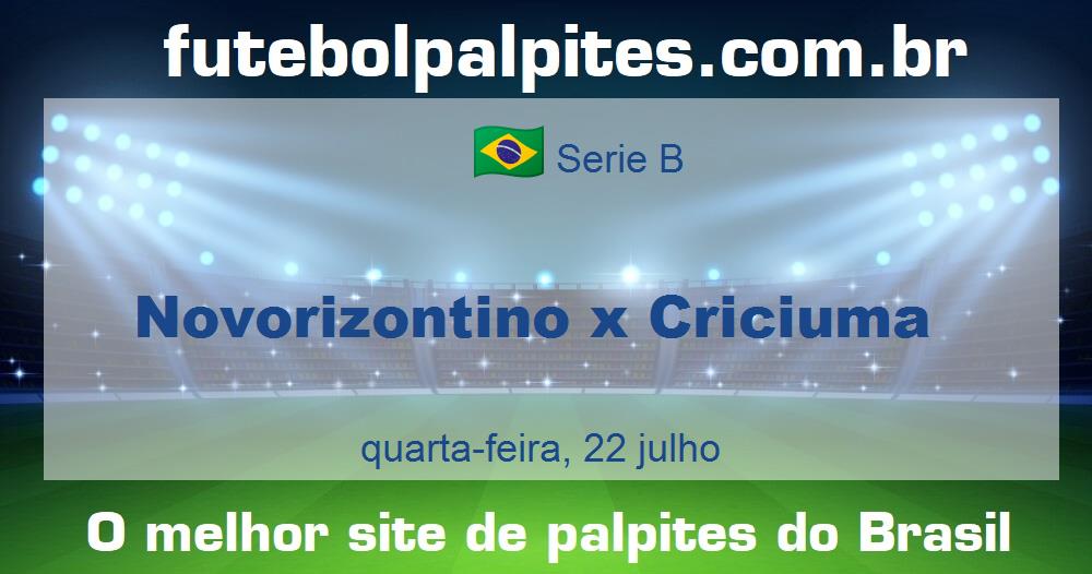 Novorizontino x Criciuma Novorizontino x Criciuma
