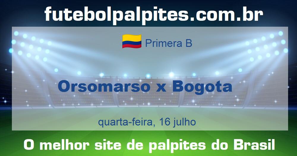 Orsomarso x Bogota Orsomarso x Bogota
