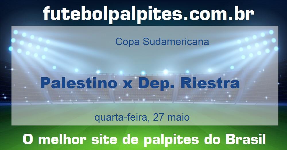 Palestino x Dep. Riestra