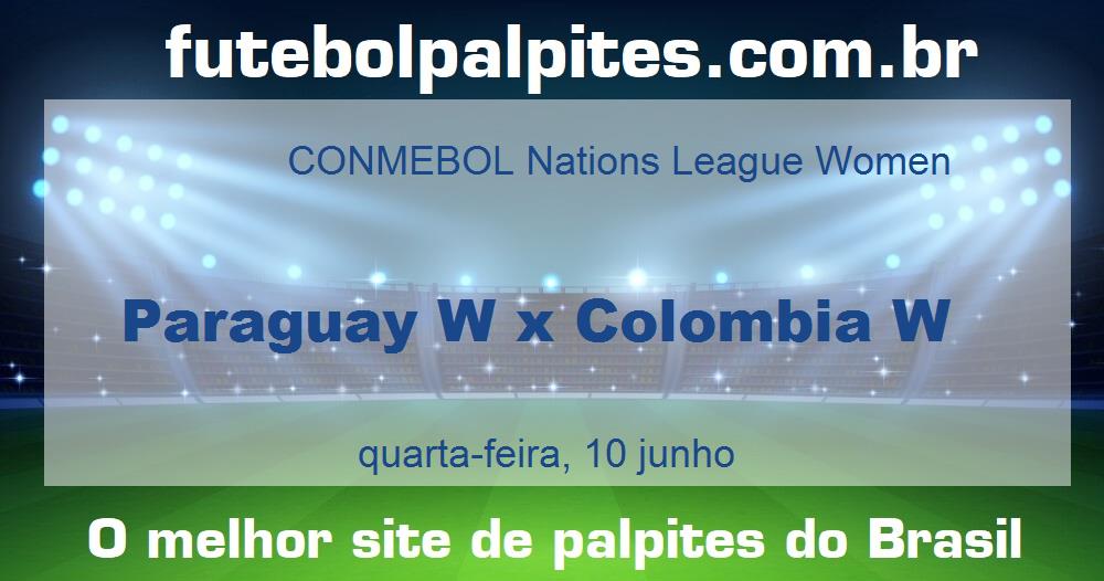 Paraguay W x Colombia W Paraguay W x Colombia W
