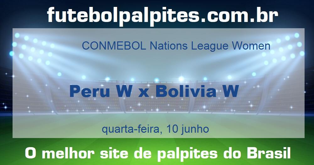 Peru W x Bolivia W