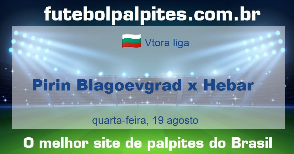 Pirin Blagoevgrad x Hebar Pirin Blagoevgrad x Hebar