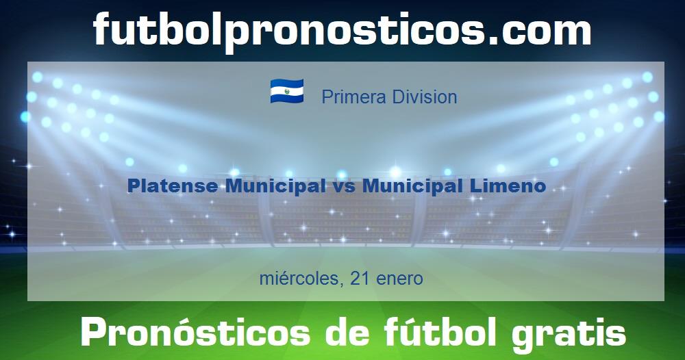 Platense Municipal vs Municipal Limeno