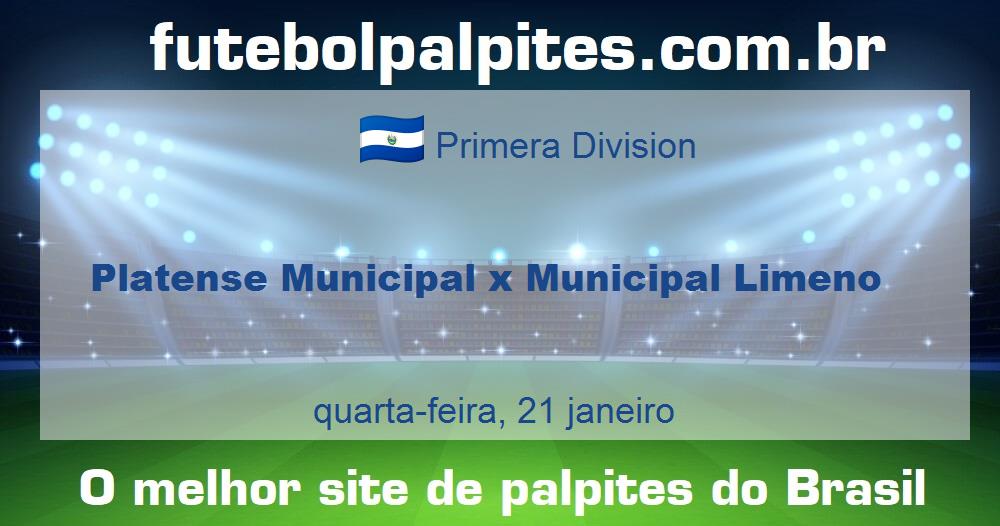 Platense Municipal x Municipal Limeno