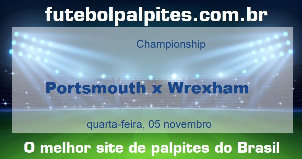 Portsmouth x Wrexham