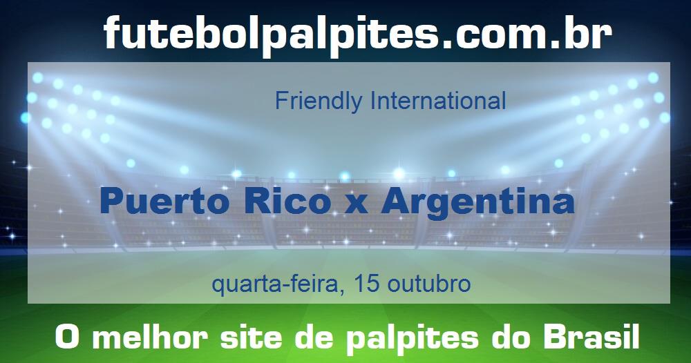 Puerto Rico x Argentina Puerto Rico x Argentina