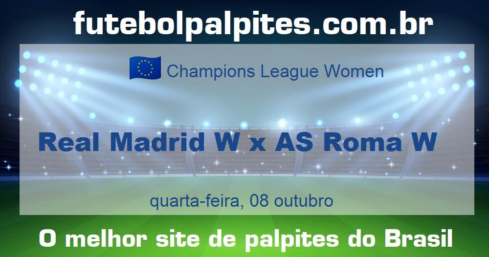 Real Madrid W x AS Roma W