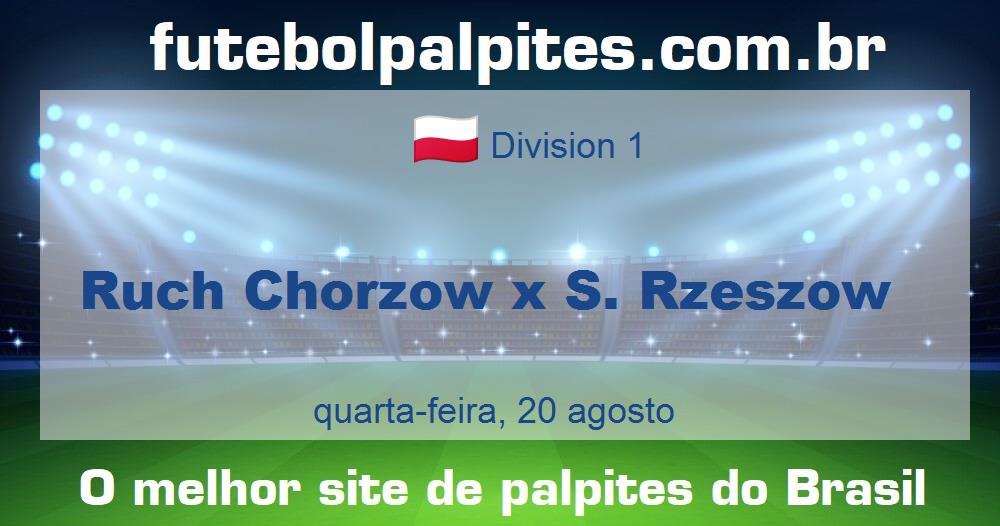 Ruch Chorzow x S. Rzeszow