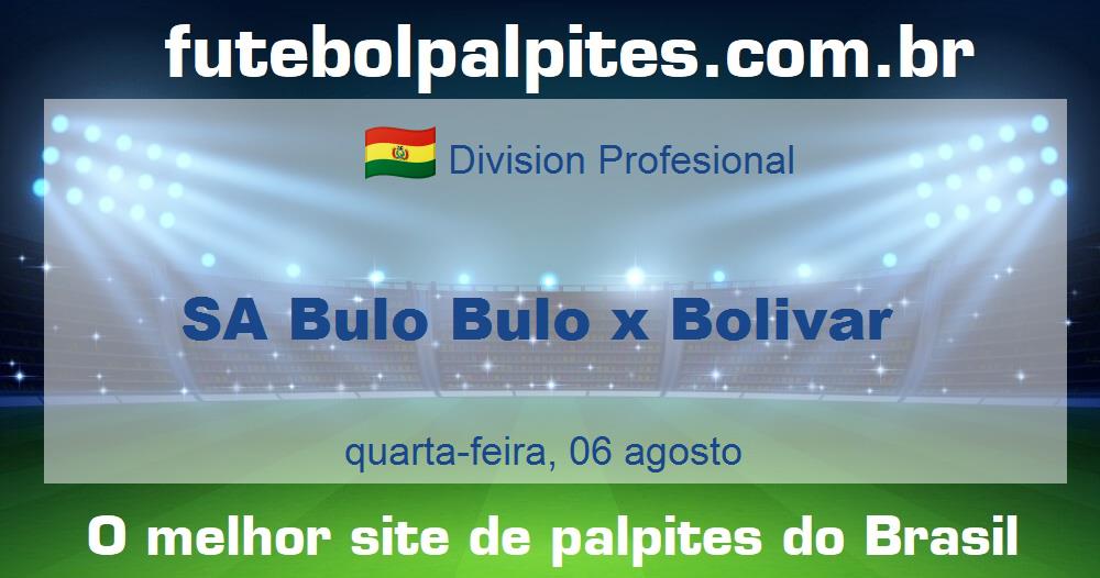 SA Bulo Bulo x Bolivar SA Bulo Bulo x Bolivar