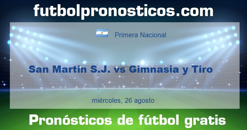 San Martin S.J. vs Gimnasia y Tiro