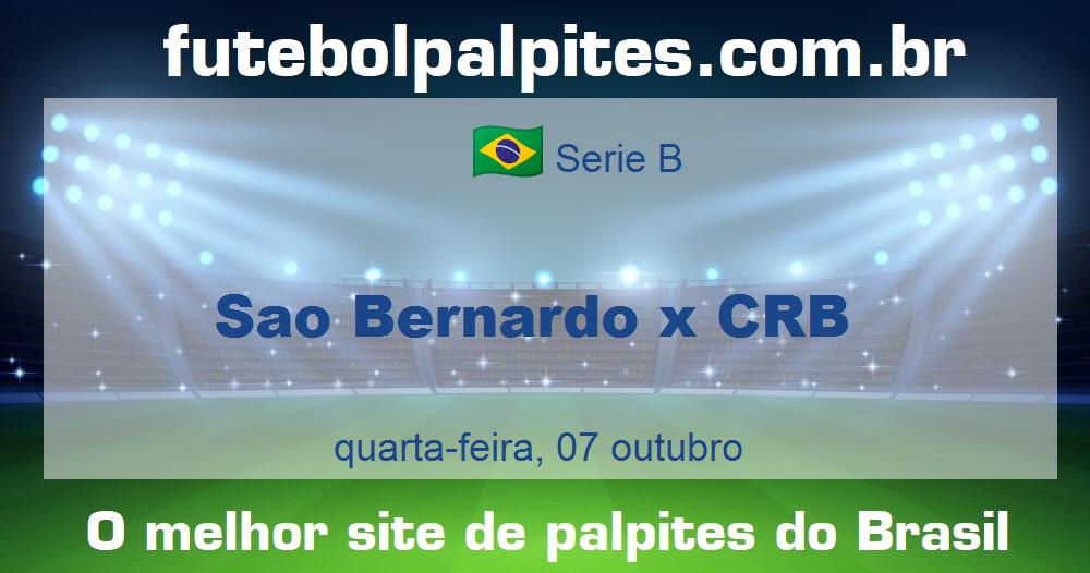 Sao Bernardo x CRB Sao Bernardo x CRB