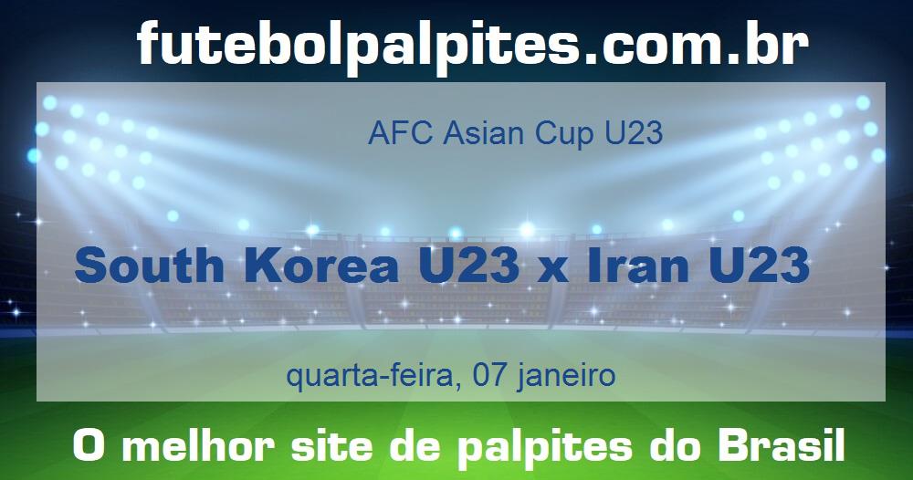 South Korea U23 x Iran U23