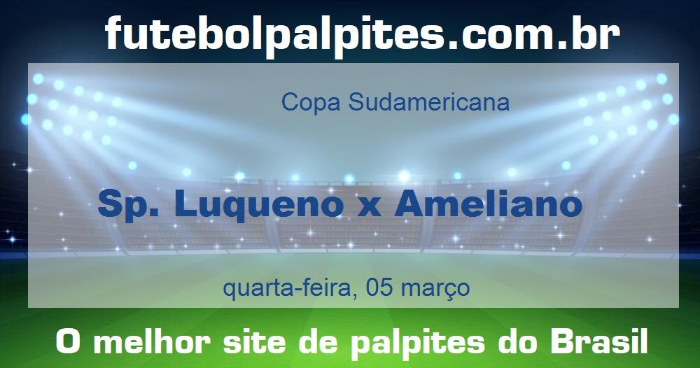 Sp. Luqueno x Ameliano