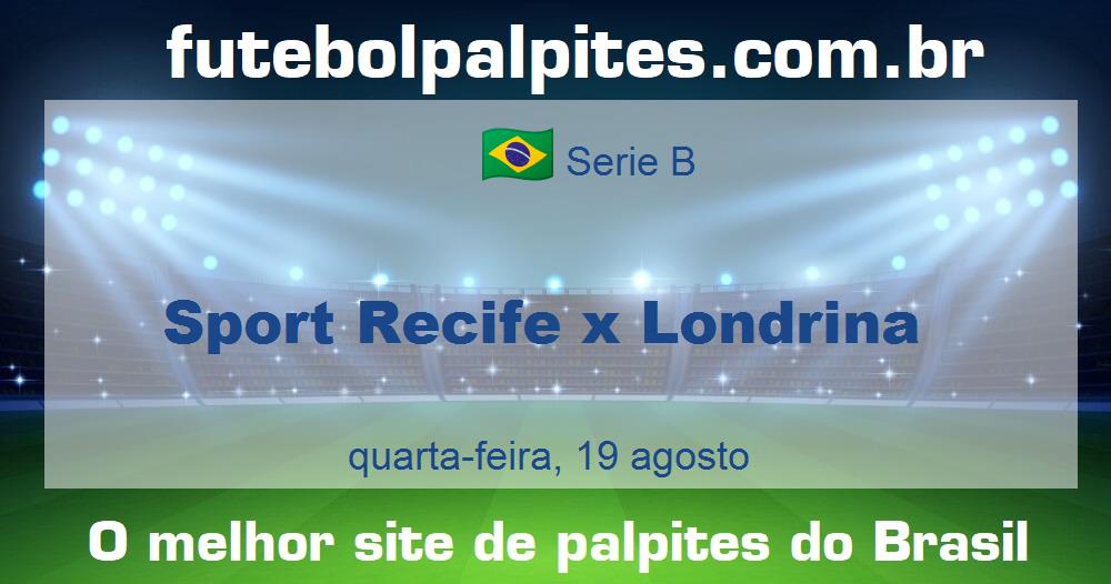 Sport Recife x Londrina Sport Recife x Londrina
