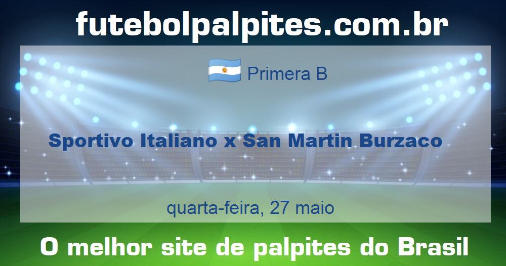 Sportivo Italiano x San Martin Burzaco Sportivo Italiano x San Martin Burzaco