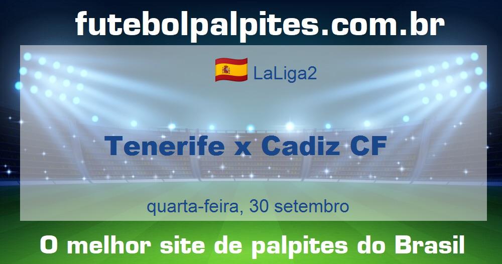 Tenerife x Cadiz CF Tenerife x Cadiz CF