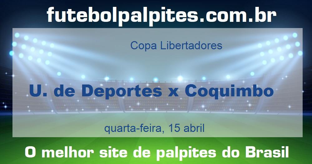 U. de Deportes x Coquimbo