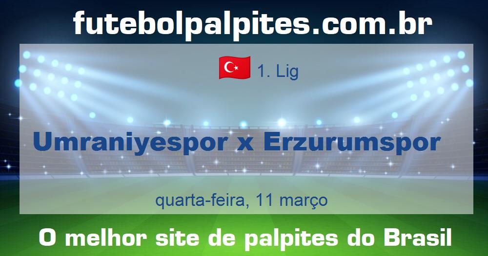 Umraniyespor x Erzurumspor