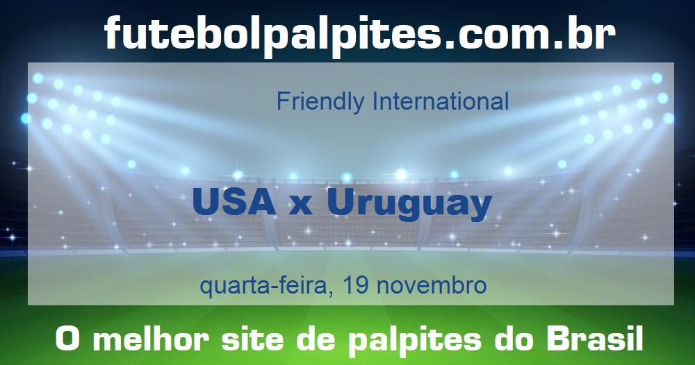 USA x Uruguay USA x Uruguay