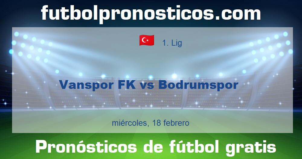 Vanspor FK vs Bodrumspor