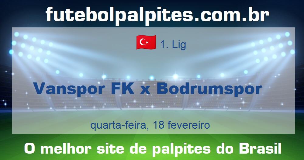 Vanspor FK x Bodrumspor