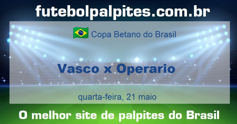 Vasco x Operario Vasco x Operario