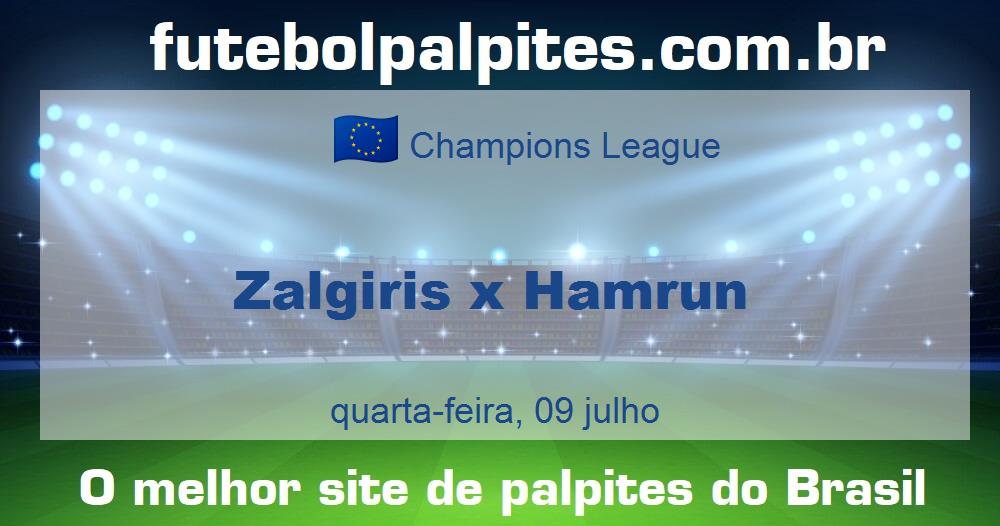 Zalgiris x Hamrun Zalgiris x Hamrun