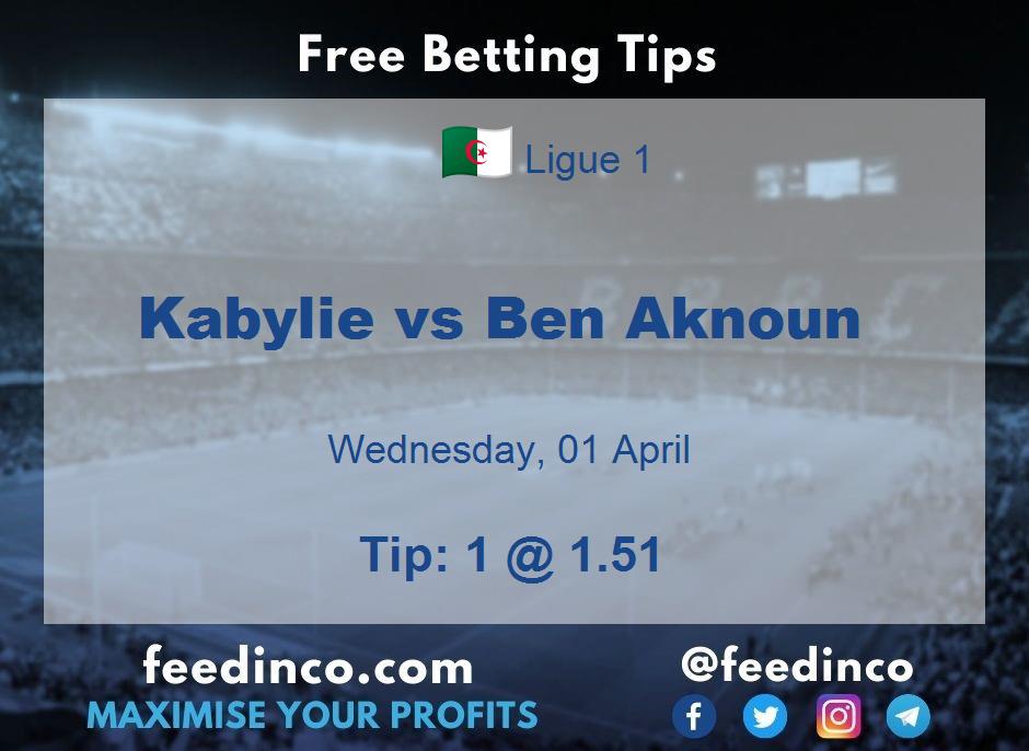 Kabylie vs Ben Aknoun Prediction