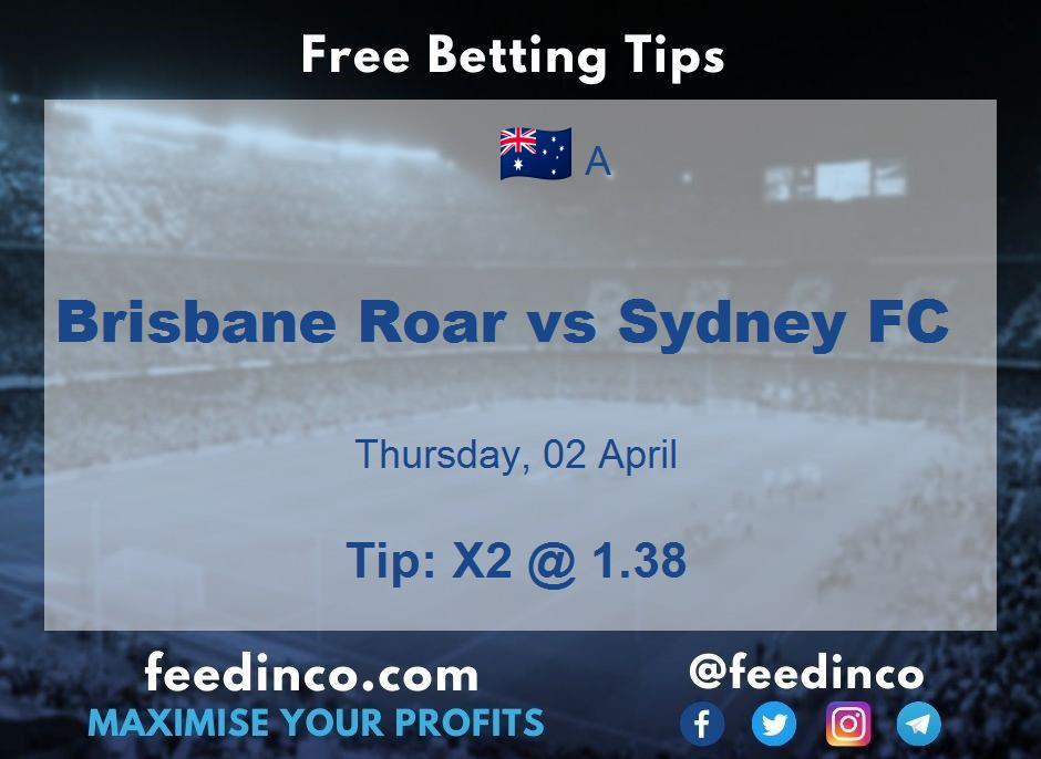 Brisbane Roar vs Sydney FC Prediction Brisbane Roar vs Sydney FC Prediction