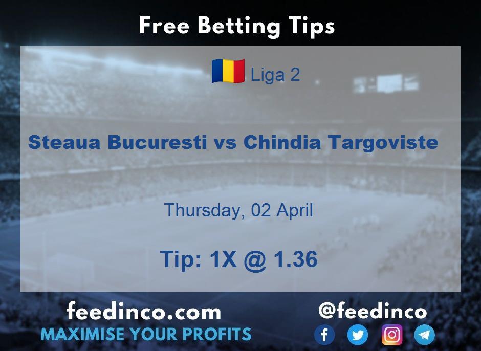 Steaua Bucuresti vs Chindia Targoviste Prediction