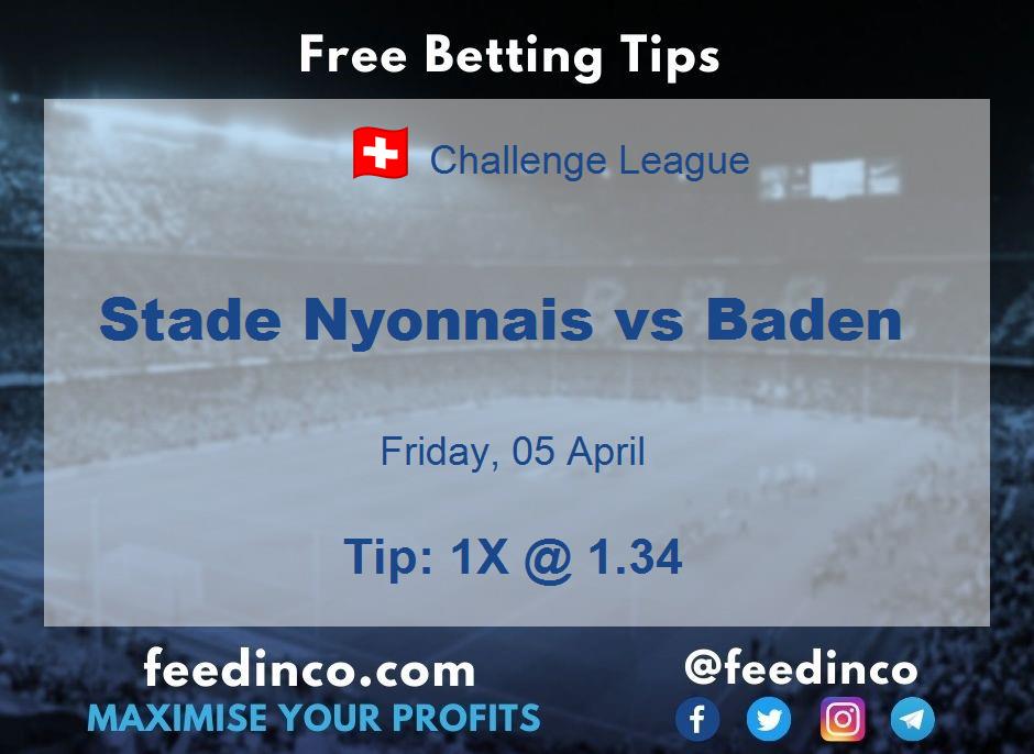 Stade Nyonnais vs Baden Prediction