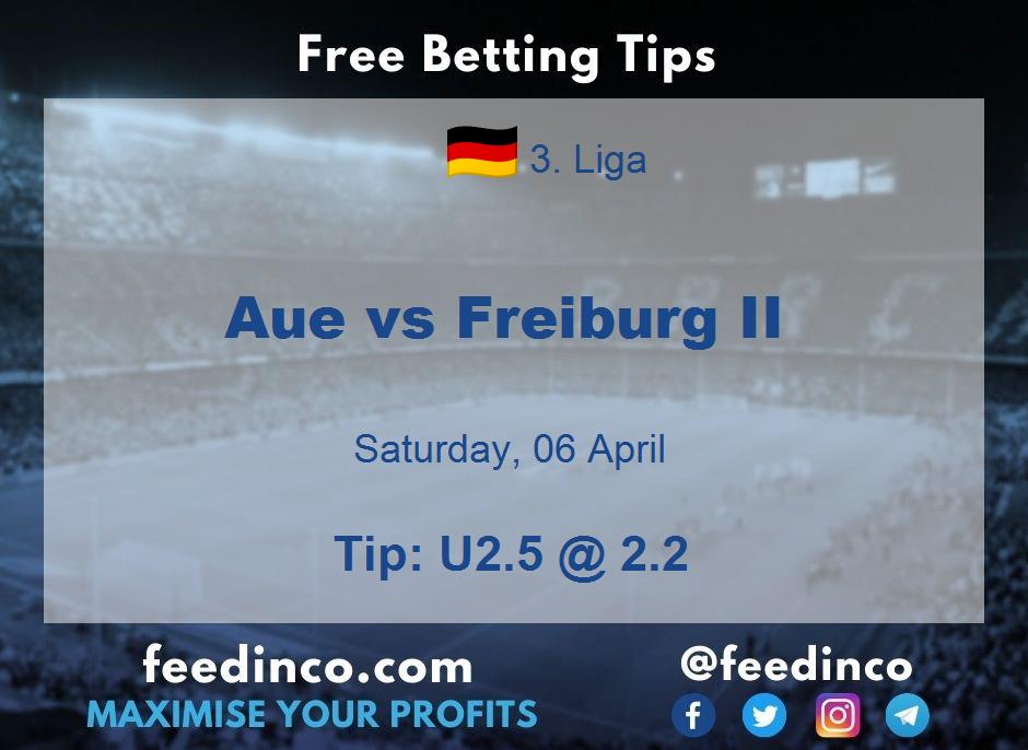 Aue vs Freiburg II Prediction