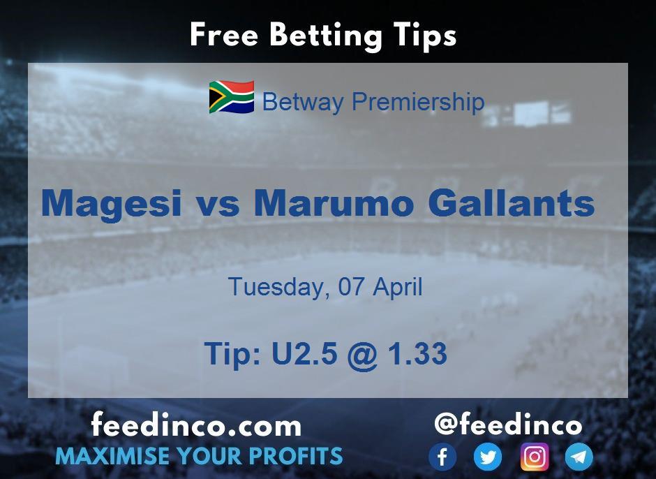 Magesi vs Marumo Gallants Prediction