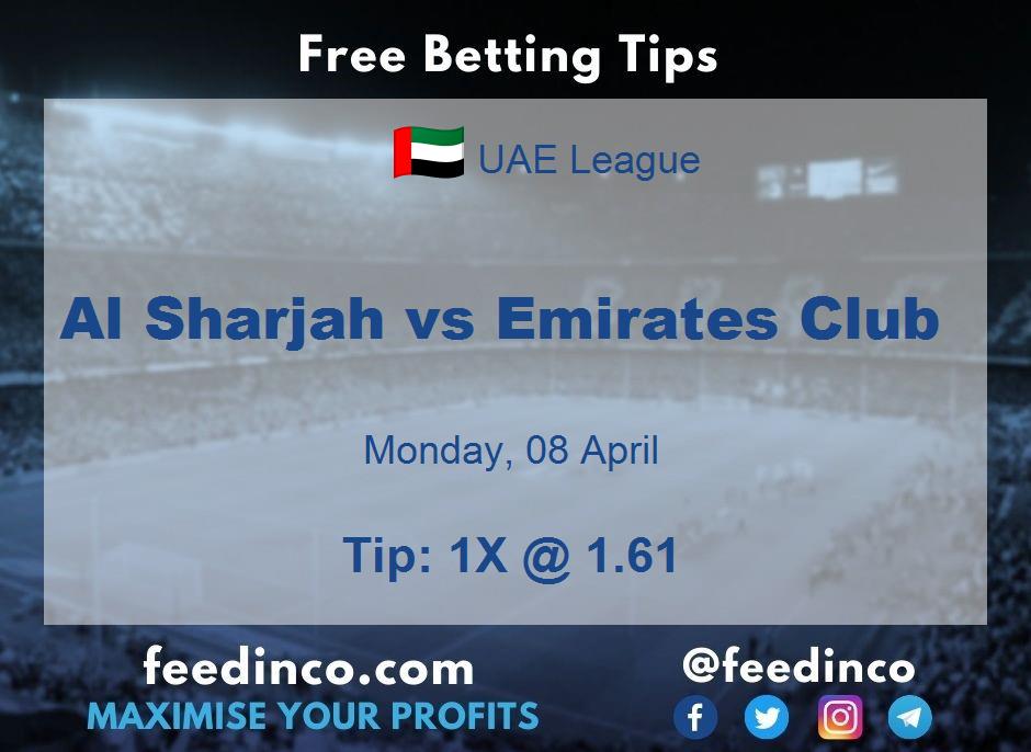 Al Sharjah vs Emirates Club Prediction