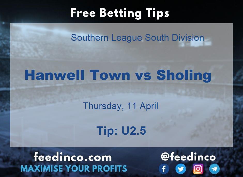 Hanwell Town vs Sholing Prediction